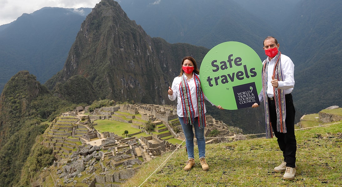 Perú obtiene el sello “Safe Travels” de la WTTC, como destino de viaje seguro