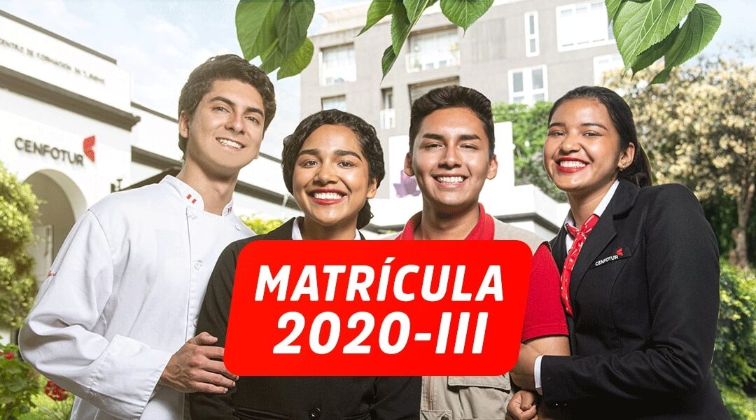 COMUNICADO PROCESO DE MATRÍCULA AL PERIODO ACADÉMICO 2020 – III