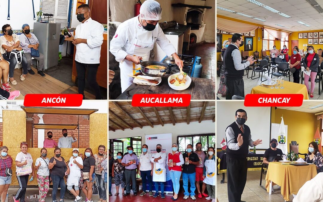 CENFOTUR capacitó gratuitamente a trabajadores y propietarios de restaurantes en Ancón, Aucallama y Chancay