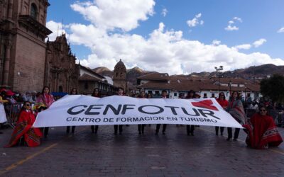CENFOTUR participó en desfile cívico de saludo al Cusco, en el marco de las celebraciones por este mes jubilar de la Ciudad Imperial